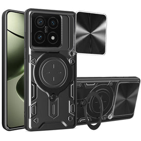 Husa de protectie Techsuit CamGuard Pro compatibil cu Xiaomi 14T, Negru