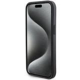 Husa de protectie Karl Lagerfeld Saffiano Gripstand (KLHCP15MGSAKCPK) compatibil cu iPhone 15 Plus, Karl&Choupette Pins