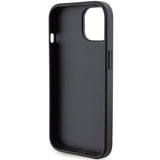 Husa de protectie Karl Lagerfeld Saffiano Gripstand (KLHCP15SGSACHPK) compatibil cu iPhone 15, Choupette