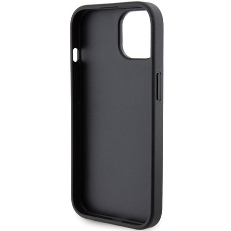 Husa de protectie Karl Lagerfeld Saffiano Gripstand (KLHCP15SGSACHPK) compatibil cu iPhone 15, Choupette