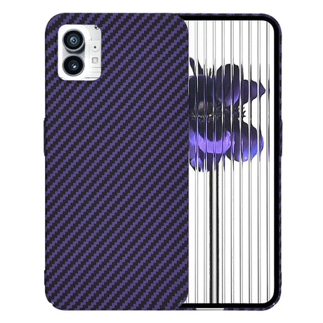 Husa de protectie Techsuit Carbonite FiberShell compatibil cu Nothing Phone (1), Mov