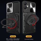 Husa de protectie Techsuit CamGuard Pro compatibil cu Samsung Galaxy A06, Rosu