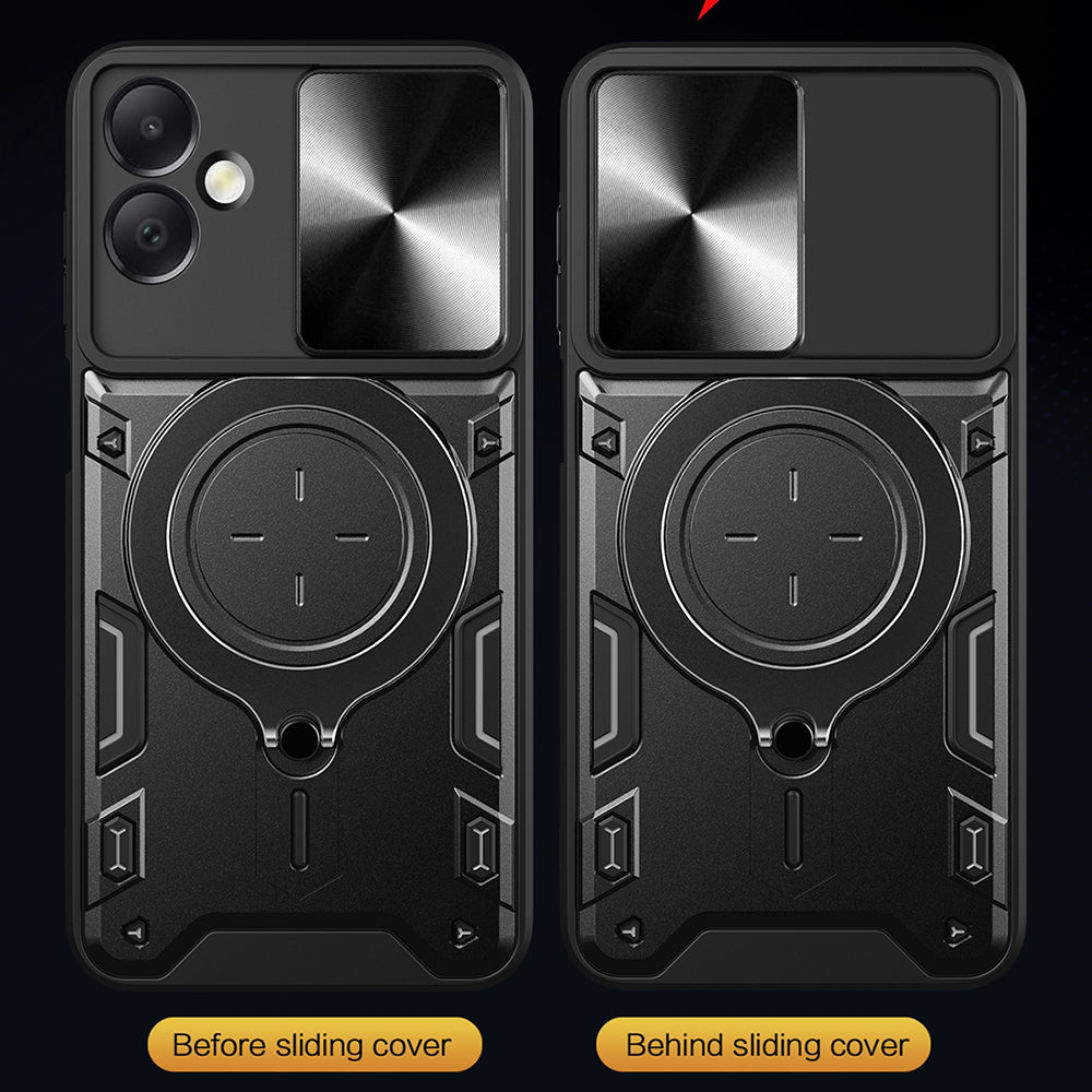 Husa de protectie Techsuit CamGuard Pro compatibil cu Samsung Galaxy A06, Rosu