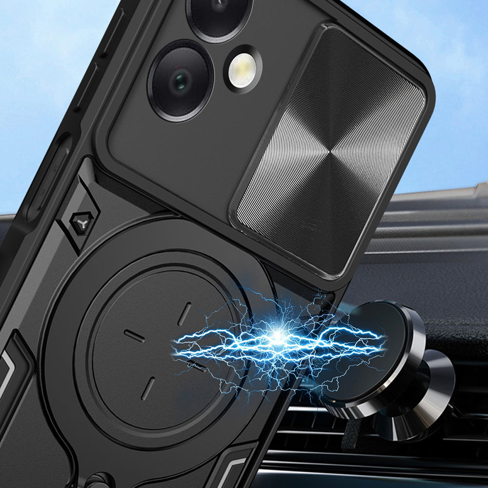 Husa de protectie Techsuit CamGuard Pro compatibil cu Samsung Galaxy A06, Rosu