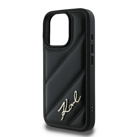 Husa de protectie Karl Lagerfeld compatibil cu iPhone 16 Pro, Negru