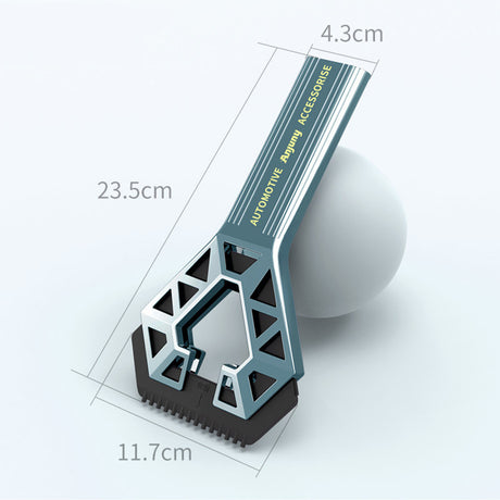 Techsuit Ice Scraper ADD OBX (CX 002), ABS, Polypropylene, Aluminum, 61cm, Verde