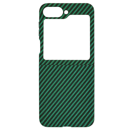 Husa de protectie Techsuit Carbonite FiberShell compatibil cu Samsung Galaxy Z Flip6 / Flip7 FE, Verde