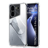 Husa de protectie Techsuit Shockproof Clear Silicone compatibil cu Tecno Pova 5 Pro, Transparent
