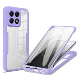Folie de protectie Techsuit ColorVerse 360 Series + compatibil cu Xiaomi Poco F6 Pro, Mov