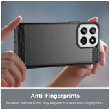 Husa de protectie Techsuit Carbon Silicone compatibil cu Honor 200 Smart / X7c, Negru