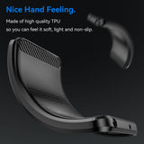 Husa de protectie Techsuit Carbon Silicone compatibil cu Honor 200 Smart / X7c, Negru