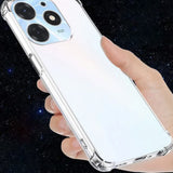 Husa de protectie Techsuit Shockproof Clear Silicone compatibil cu Infinix Hot 40i, Transparent