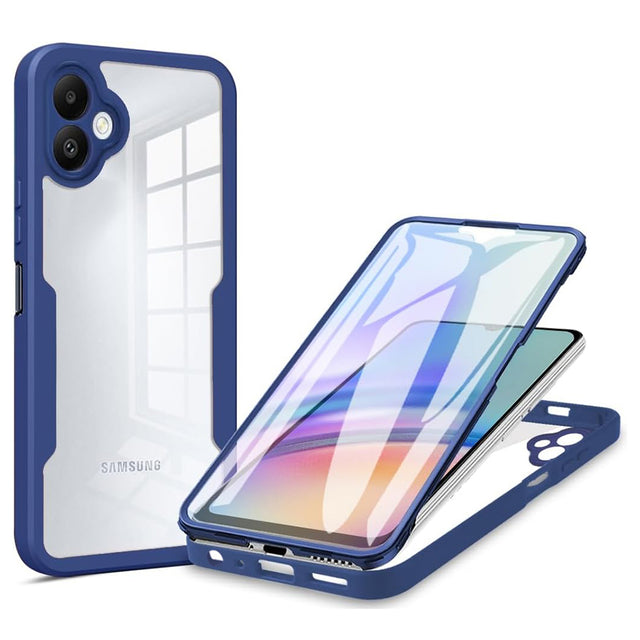 Husă + folie Techsuit pentru Galaxy A06 4G, albastră