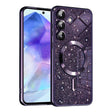 Husă Techsuit Luxury Glitter MagSafe pentru Samsung Galaxy A55 5G, mov închis