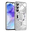 Husa de protectie Techsuit Luxury Glitter MagSafe compatibil cu Samsung Galaxy A55 5G, Argintiu