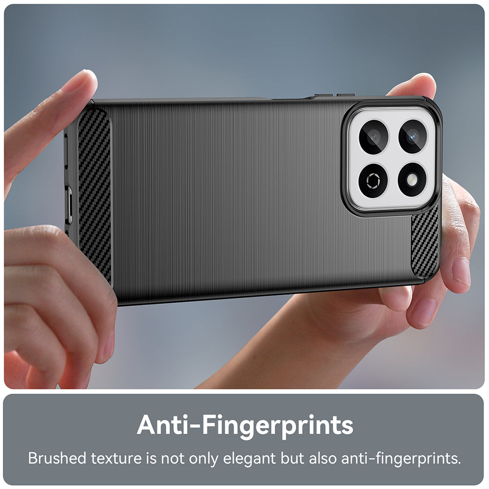 Husa de protectie Techsuit Carbon Silicone compatibil cu Xiaomi 14T Pro, Negru