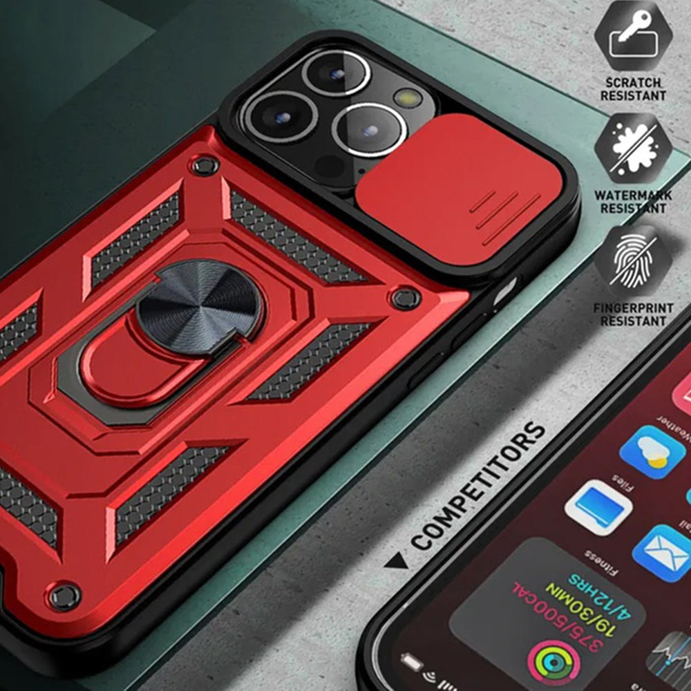 Husa de protectie Techsuit CamShield Series compatibil cu iPhone 12 / iPhone 12 Pro, Negru