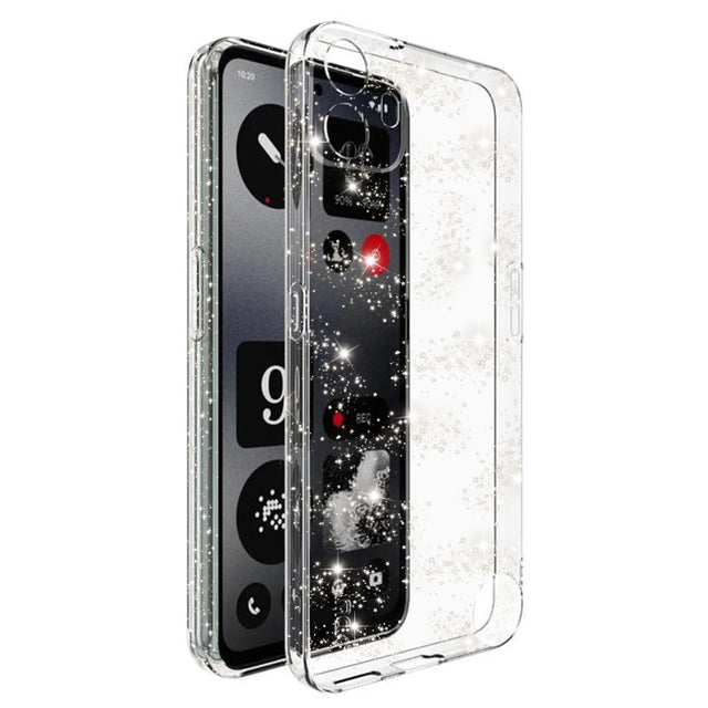 Husa de protectie Techsuit SparkleSkin Series compatibil cu Nothing CMF Phone 1, Transparent