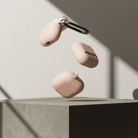 Casti Ringke Silicone, Apple AirPods 4, Mov Deschis
