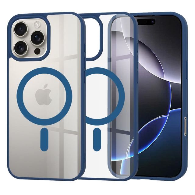 Husa de protectie Techsuit MagSafe Pro compatibil cu iPhone 16 Pro Max, Albastru