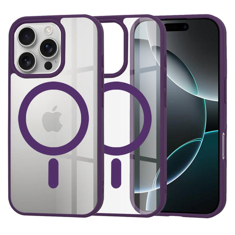 Husa de protectie Techsuit MagSafe Pro compatibil cu iPhone 16 Pro, Mov
