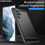 Husa de protectie Techsuit Carbon Silicone compatibil cu Oppo A40 4G / A60 5G, Negru
