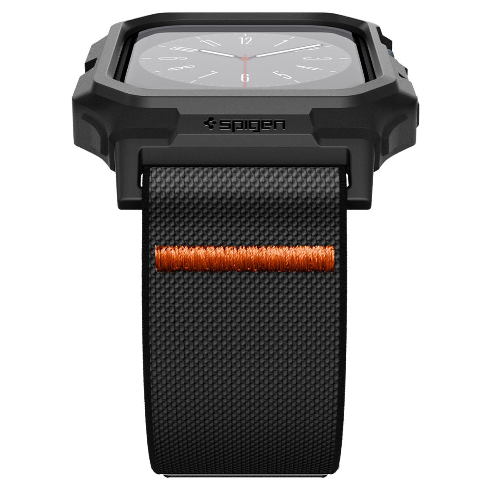 Accesoriu smartwatch Spigen Lite Fit "Pro" (ACS08594) compatibil cu Apple Watch 10 42mm / Watch 11 42mm, Negru Mat