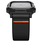 Accesoriu smartwatch Spigen Lite Fit "Pro" (ACS08594) compatibil cu Apple Watch 10 42mm / Watch 11 42mm, Negru Mat