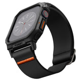 Accesoriu smartwatch Spigen Lite Fit "Pro" (ACS08594) compatibil cu Apple Watch 10 42mm / Watch 11 42mm, Negru Mat