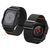 Accesoriu smartwatch Spigen Lite Fit "Pro" (ACS08594) compatibil cu Apple Watch 10 42mm / Watch 11 42mm, Negru Mat