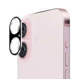 Folie de protectie Techsuit Full Camera Glass compatibil cu iPhone 16 / iPhone 16 Plus, Negru