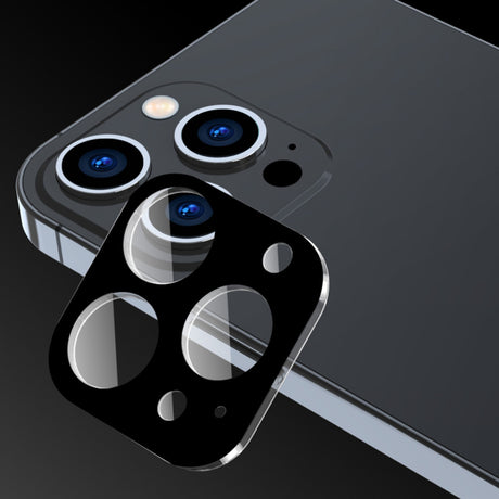 Folie de protectie Techsuit Full Camera Glass compatibil cu iPhone 16 / iPhone 16 Plus, Negru