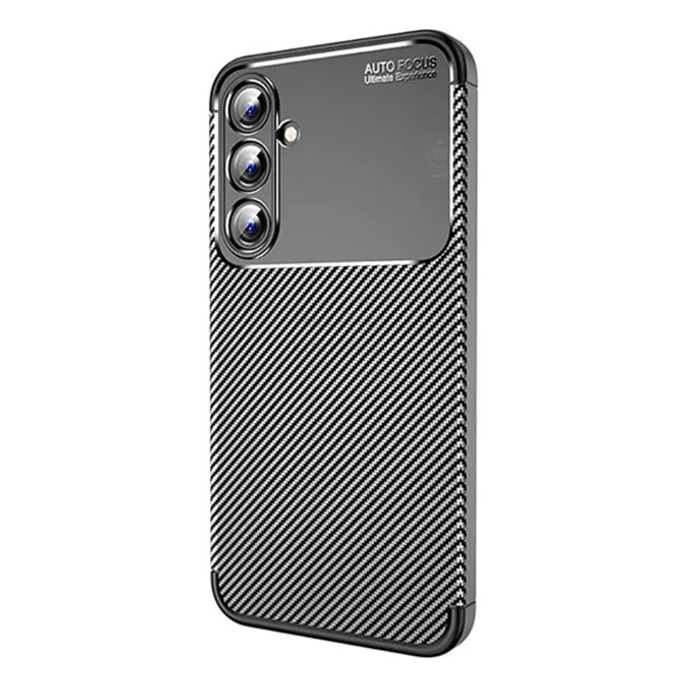 Husa de protectie Techsuit CarbonFiber compatibil cu Samsung Galaxy A16 4G / A16 5G, Negru