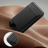 Suport ESR Premium Wallet Boost MagSafe (2K63803), Smart 4 Cards Storage, Made from Artificial Leather, Albastru Inchis