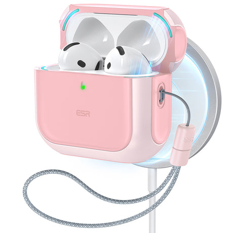 Casti ESR Orbit Hybrid HaloLock, Apple AirPods 4, Roz