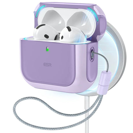 Casti ESR Orbit Hybrid HaloLock, Apple AirPods 4, Mov
