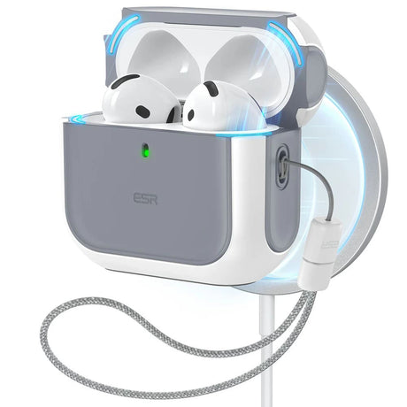 Casti ESR Orbit Hybrid HaloLock, Apple AirPods 4, Alb