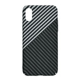 Husa de protectie Techsuit Carbonite FiberShell compatibil cu iPhone XR, Stealth Gray