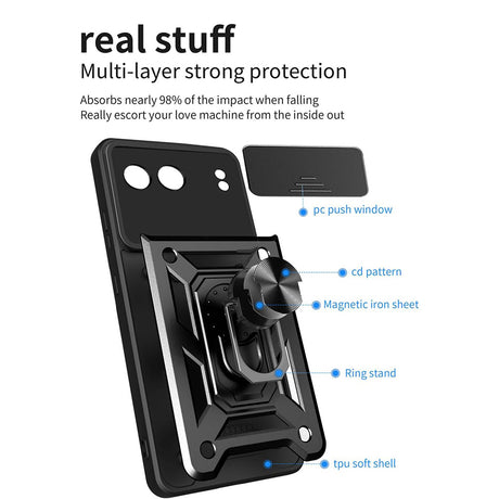 Husa de protectie Techsuit CamShield Series compatibil cu OnePlus Nord 4, Albastru