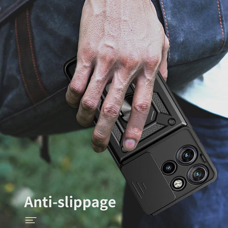 Husa de protectie Techsuit CamShield Series compatibil cu Motorola Edge 50, Negru