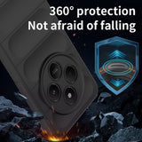 Husa de protectie Techsuit Magic Shield compatibil cu Xiaomi Redmi 14C / Poco C75, Rosu