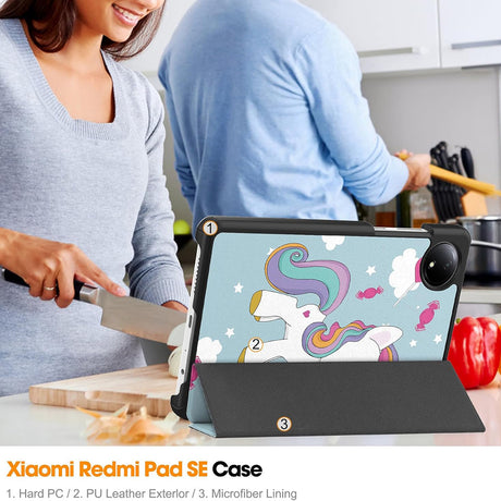 Husa de protectie tableta Techsuit FoldPro compatibil cu Xiaomi Redmi Pad SE 4G 8.7", Unicorn