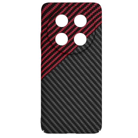 Husa de protectie Techsuit Carbonite FiberShell compatibil cu Huawei nova 12i / 13i, Rosu Vortex