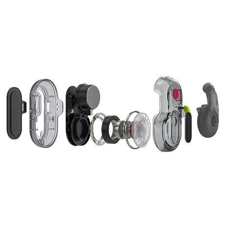 Casti Acefast Acefit Neo (FA003), USB-C, IPX4, Bluetooth 5.3, Call Noise Reduction, Bass Effect, 500mAh, Negru