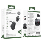 Casti Acefast Acefit Neo (FA003), USB-C, IPX4, Bluetooth 5.3, Call Noise Reduction, Bass Effect, 500mAh, Negru