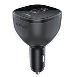 Incarcator Acefast Car (B14), 2x USB-C, USB, 165W, Fast Charging, Intelligent Temperature Control, Negru
