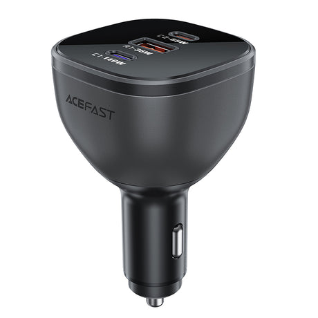 Incarcator Acefast Car (B14), 2x USB-C, USB, 165W, Fast Charging, Intelligent Temperature Control, Negru
