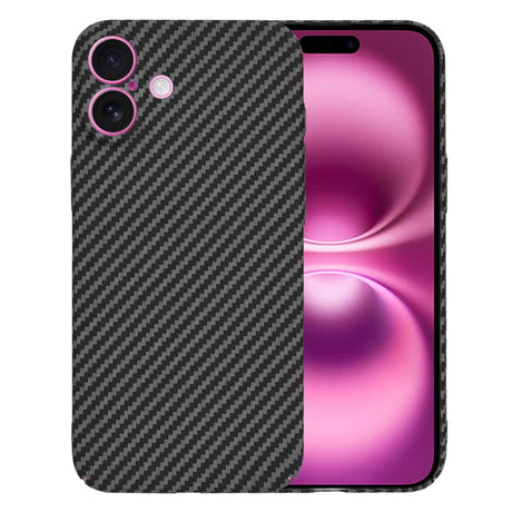 Husa de protectie Techsuit Carbonite FiberShell compatibil cu iPhone 16 Plus, Negru