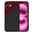 Husa de protectie Techsuit Carbonite FiberShell compatibil cu iPhone 16 Plus, Rosu Vortex