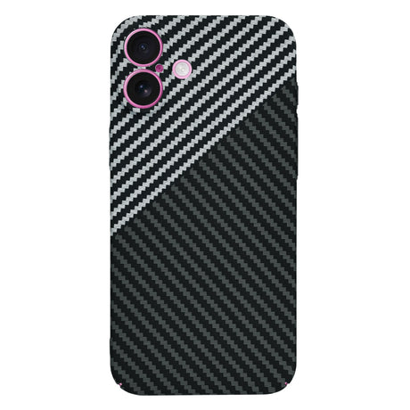 Husa de protectie Techsuit Carbonite FiberShell compatibil cu iPhone 16 Plus, Stealth Gray
